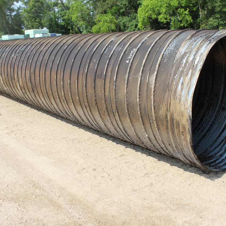 #5127 • 60IN X 30FT CORRUGATED METAL PIPE