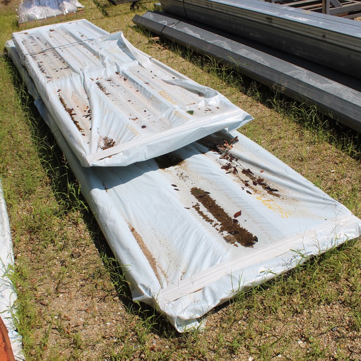#5115 • LOT OF GAVEL METAL SHEETS