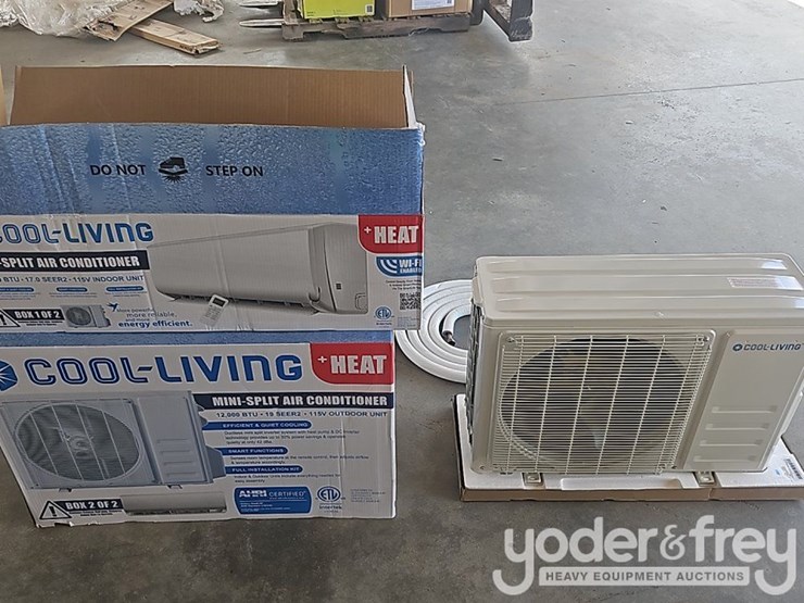 unused-cool-living-12,000-btu,-115v-mini-split-heat-&-cool-complete-diy-kit-image-3