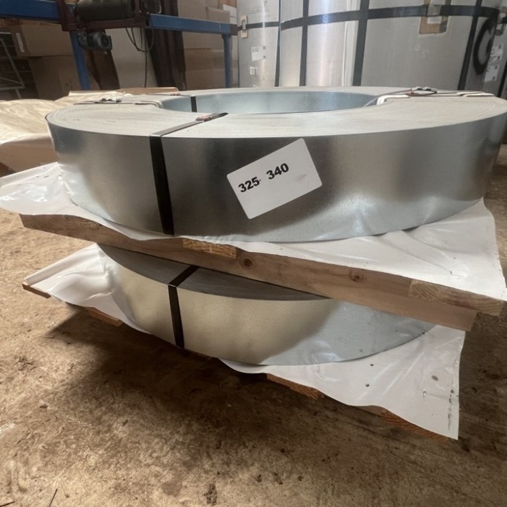 5.25" 20 Gauge Steel Sheet Coils, Qty. 2