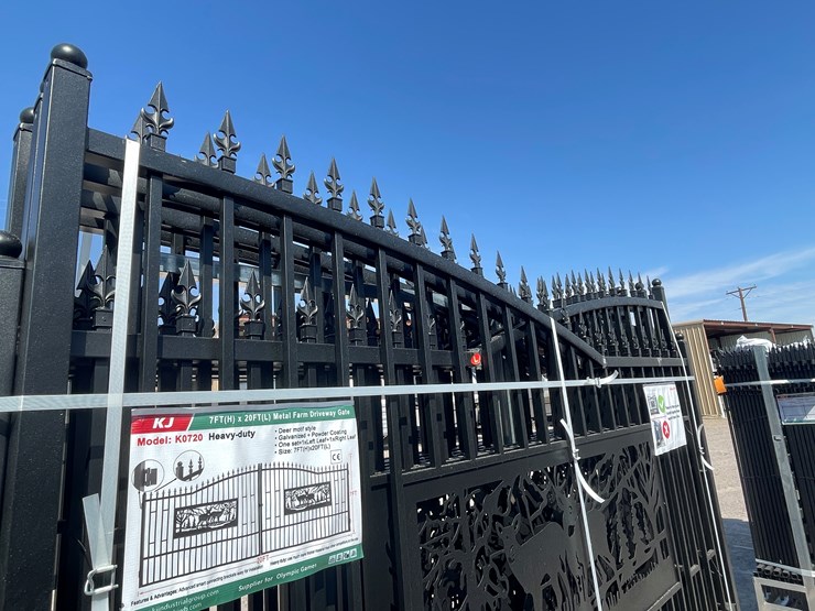 #4022-•-20'-bi-parting-metal-farm-driveway-gate-image-5
