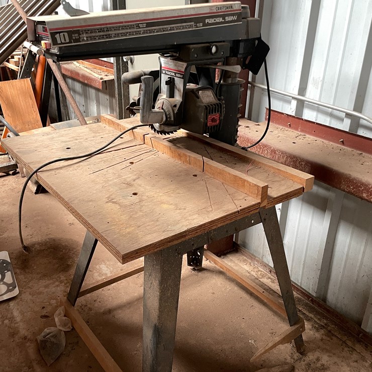 #3755 • Craftsman 10" Radial Arm Saw (Timberon, NM)