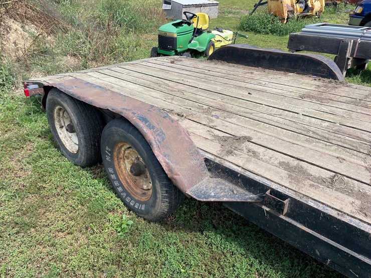 1999-specially-constructed-82”-x-18ft-bumper-hitch-flatbed-trailer-image-8