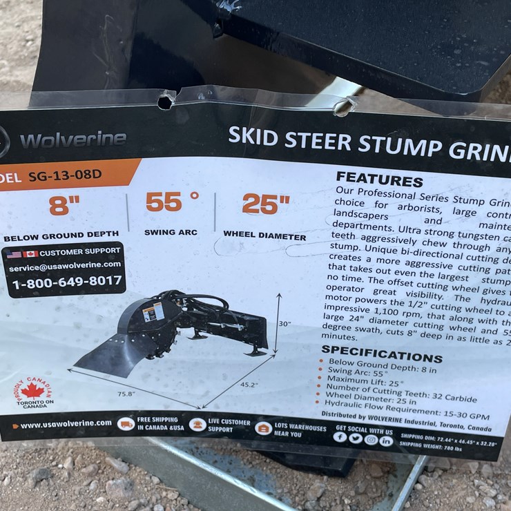 #4603 • Wolverine Stump Grinder