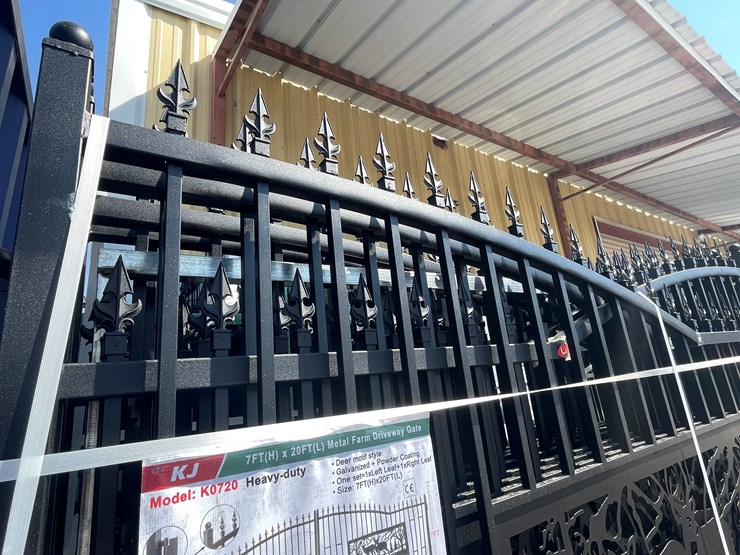 #4017-•-20'-bi-parting-metal-farm-driveway-gate-image-6