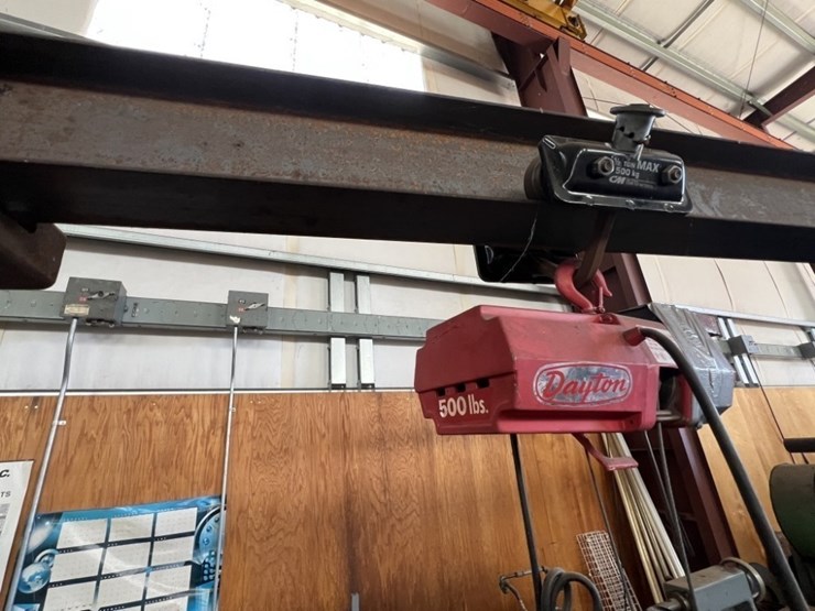 steel-i-beam-jib-crane-w/dayton-hoist-image-3