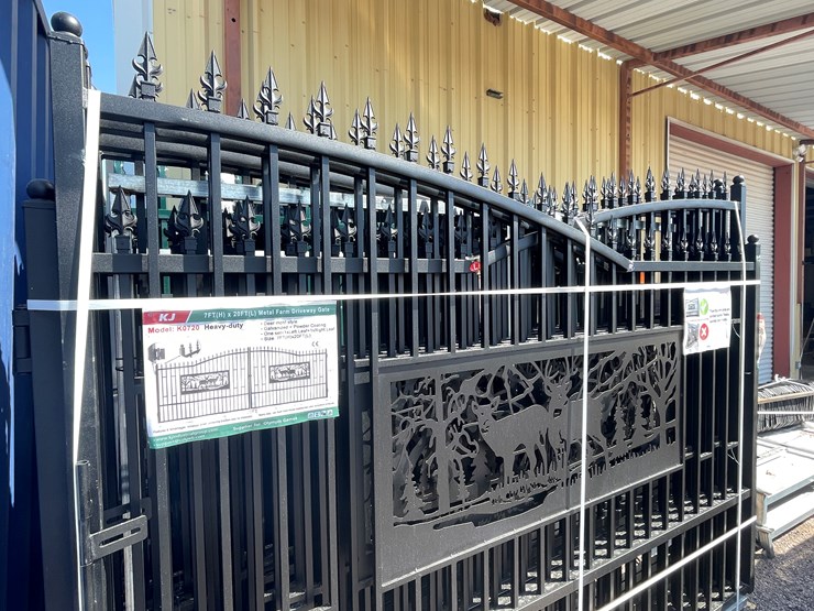 #4019-•-20'-bi-parting-metal-farm-driveway-gate-image-6