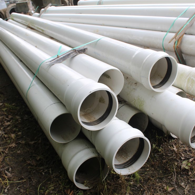 #5142 • BUNDLE OF 8IN PVC PIPE