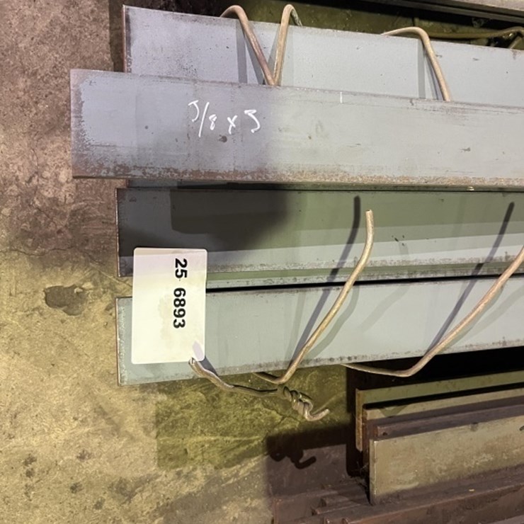 3"x3/8" Steel Flat Bar, Qty. 65