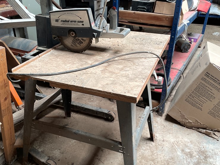 #3754-•-montgomery-ward-10"-radial-arm-saw-(timberon,-nm)-image-1
