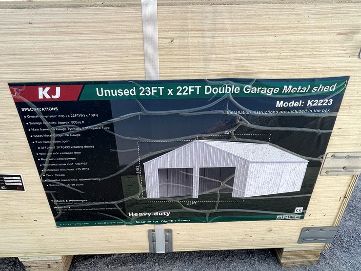 #4003-•-double-garage-metal-shed-image-1