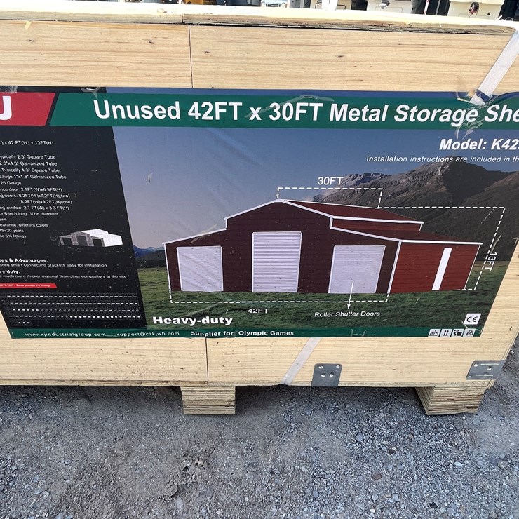 #4011 • Metal Storage Shed