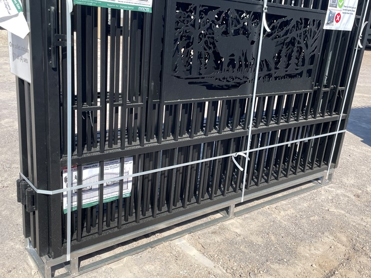 #4020-•-20'-bi-parting-metal-farm-driveway-gate-image-5