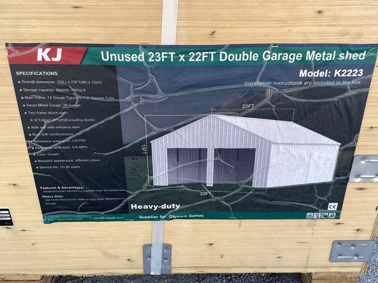 #4031-•-double-garage-metal-shed-image-1