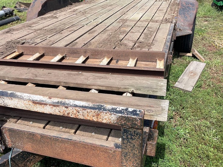1999-specially-constructed-82”-x-18ft-bumper-hitch-flatbed-trailer-image-13