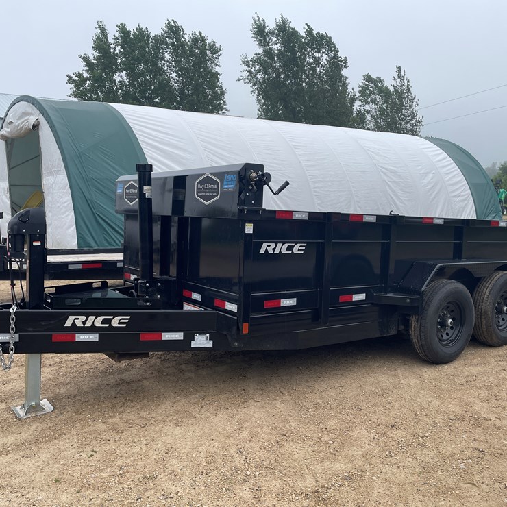 #162 • 2025 Rice 14' Dump Trailer (Has WI Title)