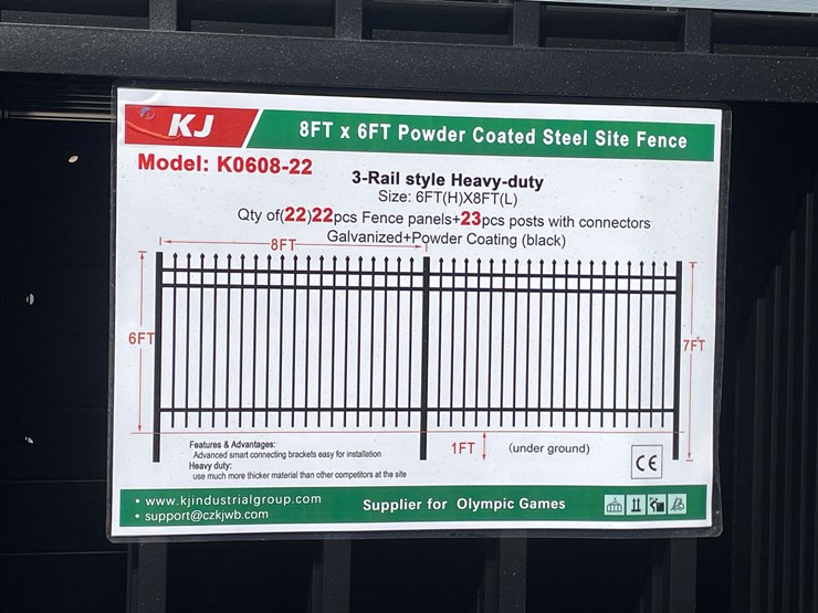#4009-•-powder-coated-steel-site-fence-image-1