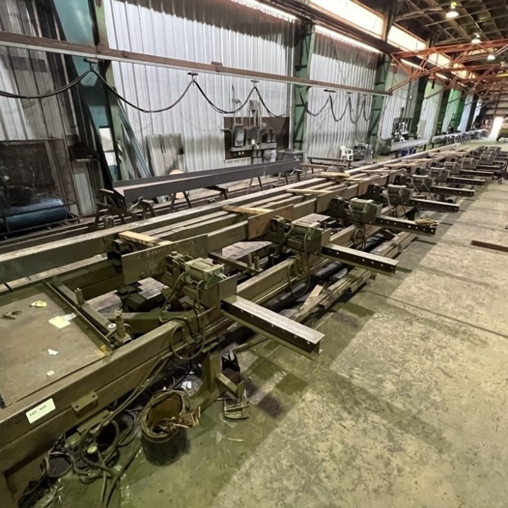 50' Air Actuated Truss Forming Table