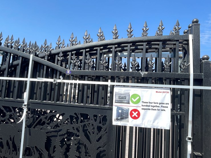#4023-•-20'-bi-parting-metal-farm-driveway-gate-image-6