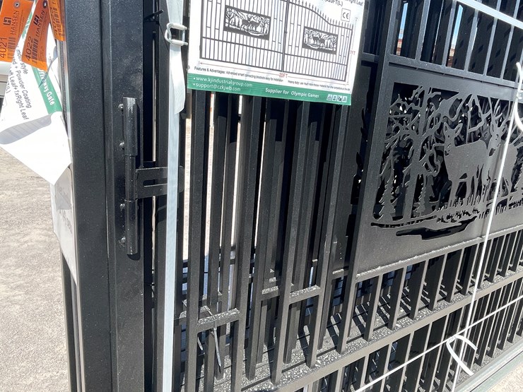 #4023-•-20'-bi-parting-metal-farm-driveway-gate-image-9