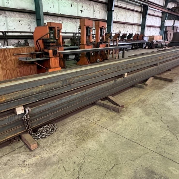 12"x19# Wide Flange Steel Beams, Qty. 11