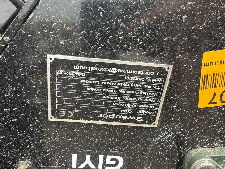 #230-•-#27007-•-unused-giyi-gy-qsj-mini-skid-steer-sweeper-qsj250701-image-7