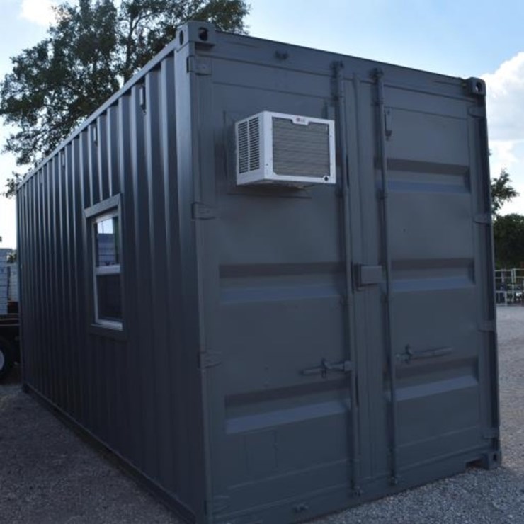 8' X 19' 6" CABIN W/ AC, BATHROOM AND ELECTRIC