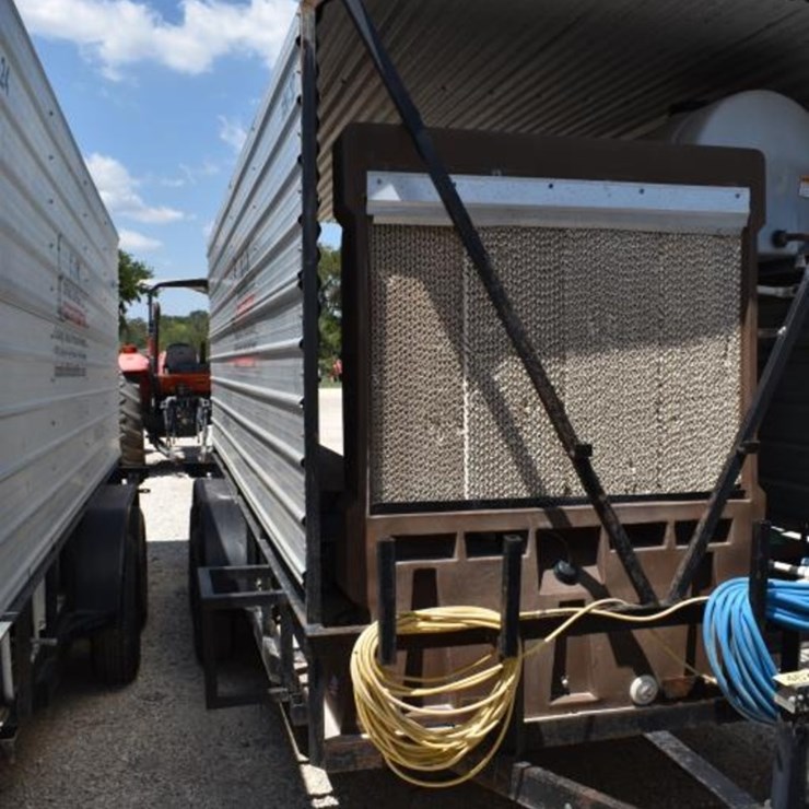 2012 16' COOLING TRAILER W/ GENERATOR, PORT-A-COOL AND FREEZER (VIN # 5VNBU