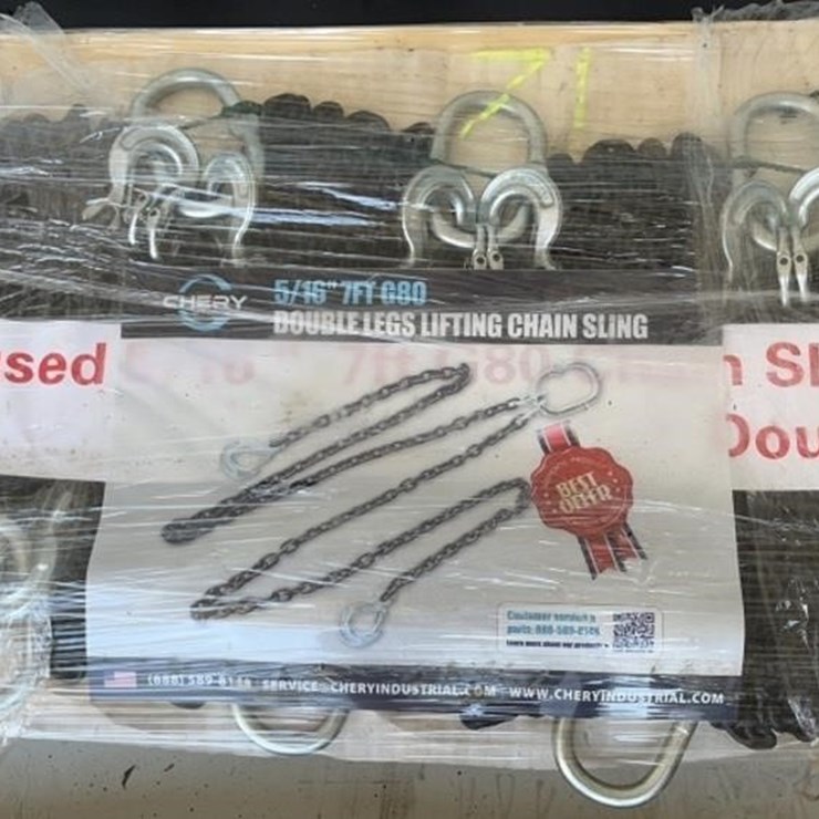 8 5/16"x20ft G80 3 Ton Double Chain Slings