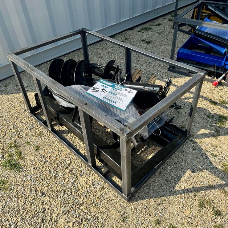 Gindustry Heavy Duty Skid Steer Auger Attachment Model:SSECAG-Y