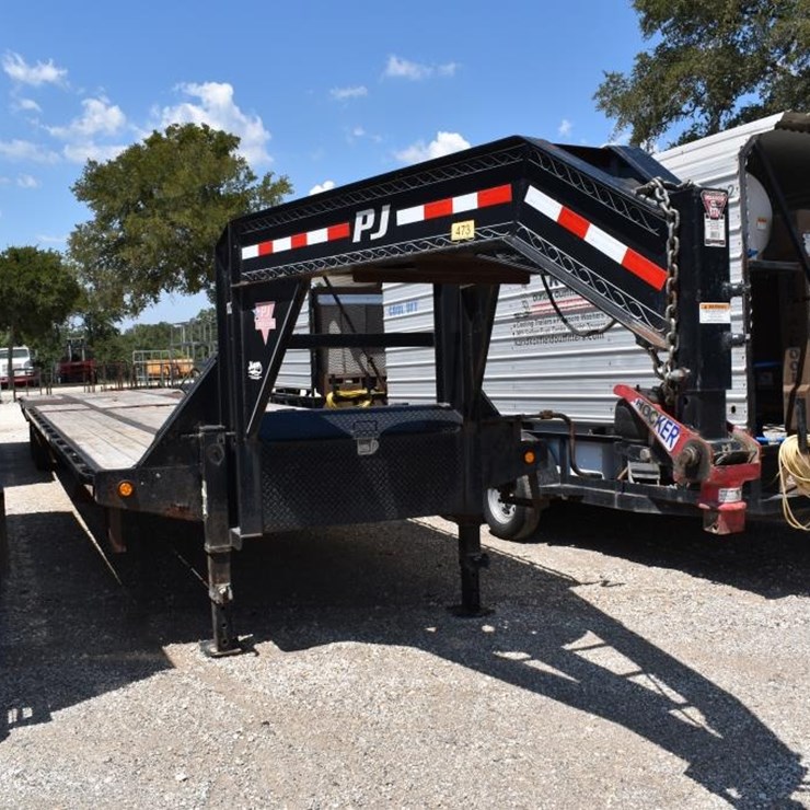 2021 40' PJ GOOSENECK TANDEM DUAL TRAILER (VIN # 4P5LD4027M1350788)