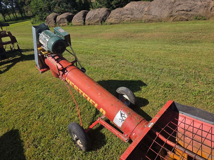 westfield-approx-8’x10”-single-auger-jump-auger,-5hp-1-phase-electric-motor,-sn:-33056-image-7