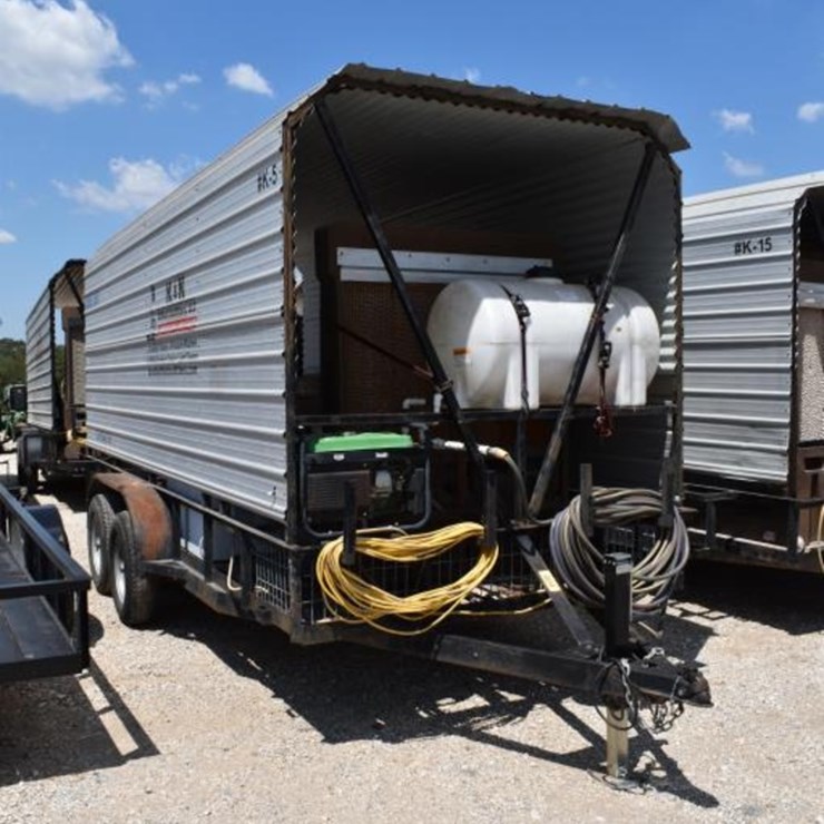 2011 16' COOLING TRAILER W/ GENERATOR, PORT-A-COOL AND FREEZER (VIN # 5VNBU