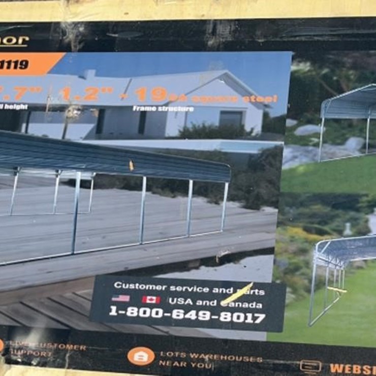 Landhonor 11ftx19ft Steel Carport