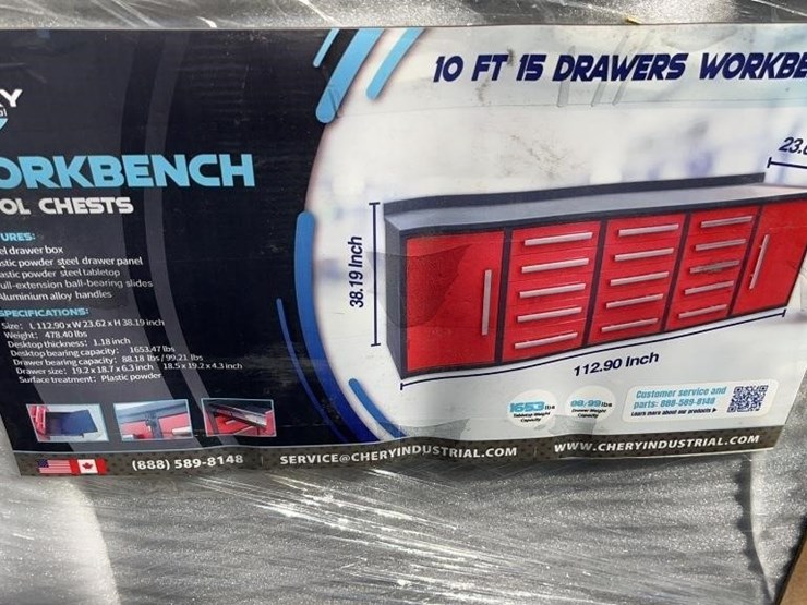 10ft-15-drawer-workbench-red-image-1