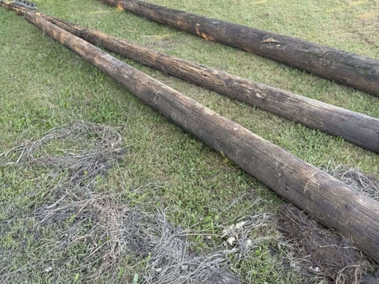 (3)-high-line-poles,-1-–-45’,-1-–-40’-and-1-–-30’,-buying-all-for-one-money-image-2
