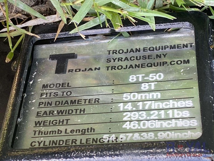 trojan-8t-50-46in-hydraulic-thumb-excavator-attachment-image-5