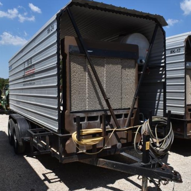 2012 16' COOLING TRAILER W/ GENERATOR, PORT-A-COOL AND FREEZER (VIN # 5VNBU