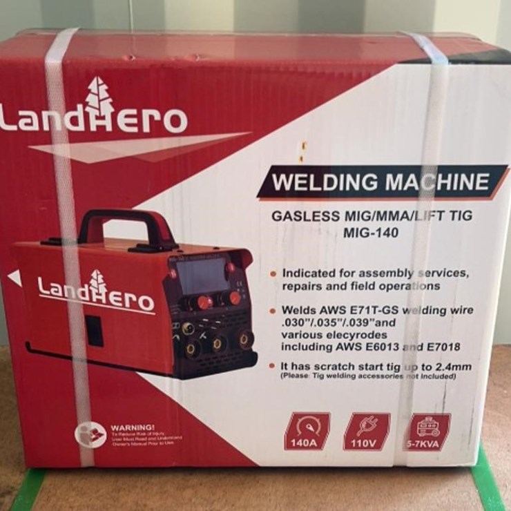 Landhero Gasless 140A 110V MiG Welding Welder