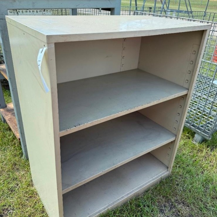 3 SHELF METAL CABINET (30"X36"X17")