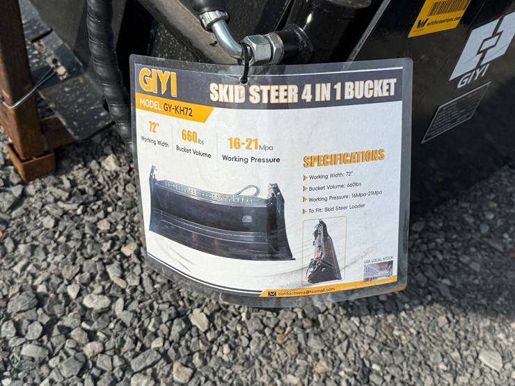 #2000-•-#26265-•-unused-giyi-72"-skid-steer-bucket-fkhd722507242-image-11