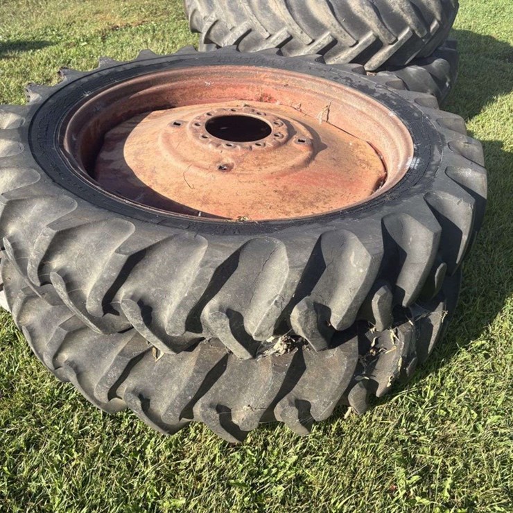 (2) 11.2-38 Tires on 9 Bolt Rims