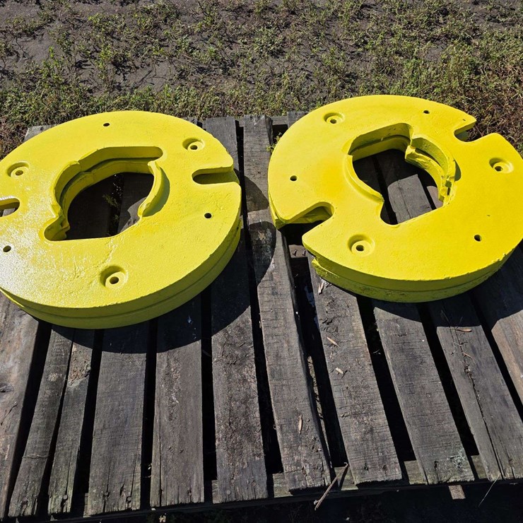 (4) John Deere Older Style Rear Wheel Weights