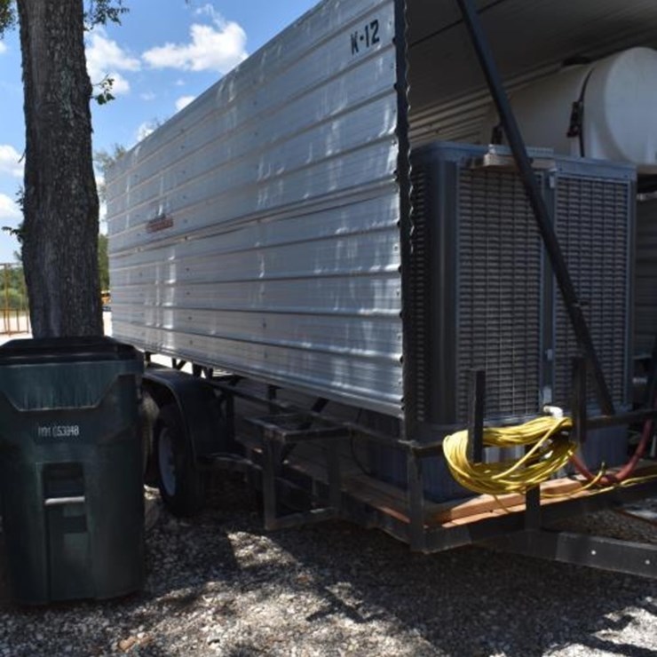 2013 COOLING TRAILER W/ GENERATOR, MOBILE EVAPORATIVE COOLER AND FREEZER (V