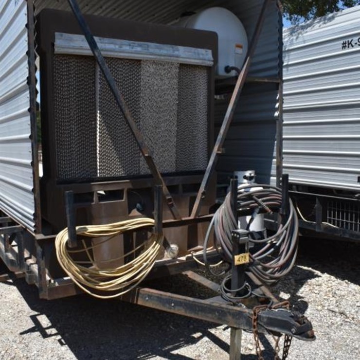 2013 16' COOLING TRAILER W/ GENERATOR, PORT-A-COOL AND FREEZER (VIN # 5VNBU