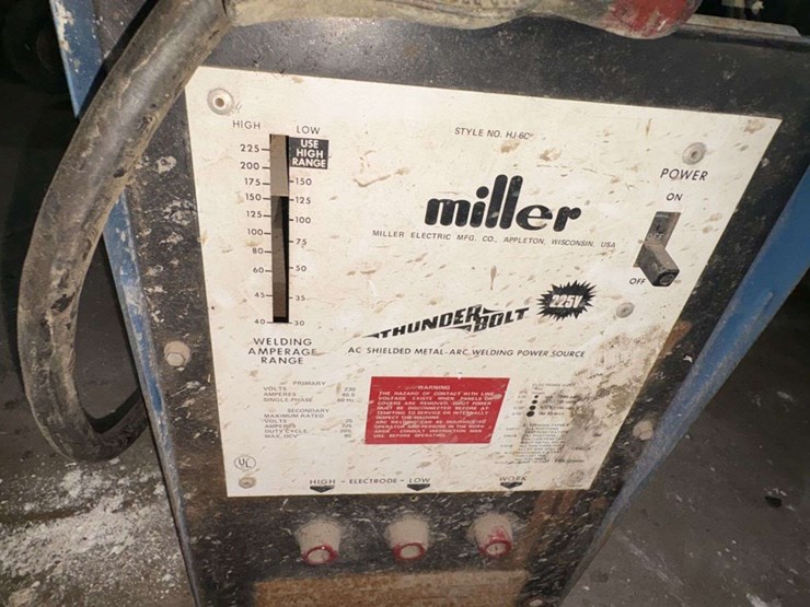 miller-thunderbolt-stick-welder,-with-leads,-*needs-plug-image-4