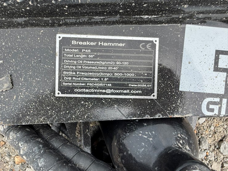#230-•-#27016-•-unused-giyi-gy-p45-mini-skid-steer-breaker-psc452507148-image-7