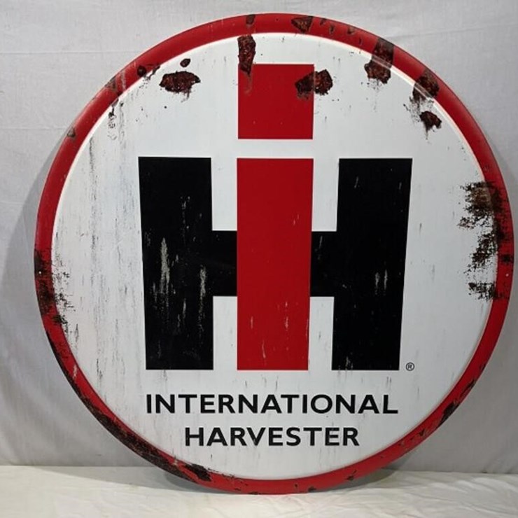 International Harvester Metal Sign
