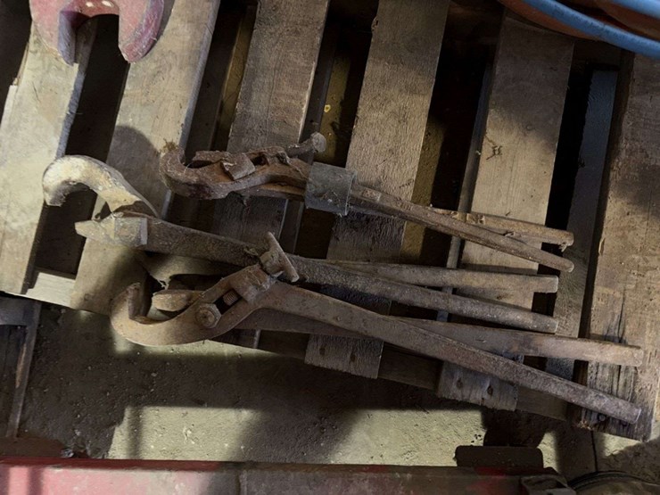 (3)-old-monkey-wrenches,-(2)-large-wrenches,-buying-all-for-one-money-image-1