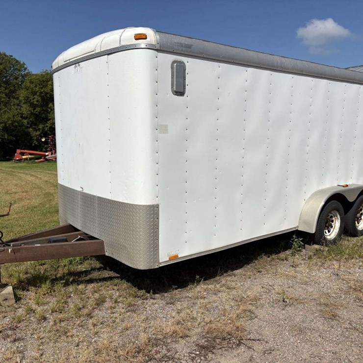 2004 Forest River CargoMate Enclosed Cargo Trailer, 7’x18’, Tandem Axle with (2) 3500# Axles, ST205/